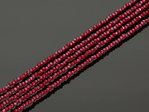 Kryształki kol. burgund SP ok.2,8x2,3mm [~35cm]