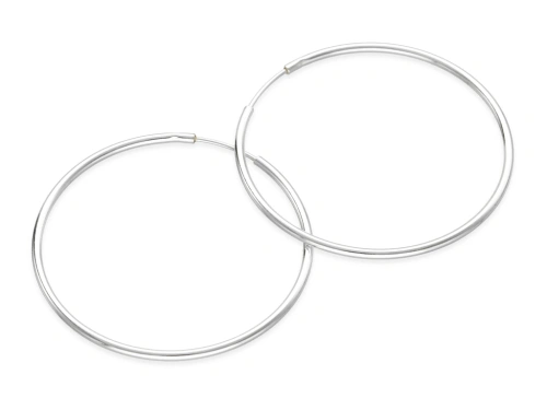 Kolczyki "koła" 40/1,5 mm AG-925 [para]