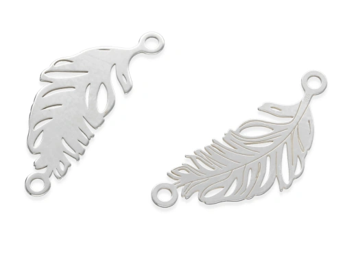 Łącznik "piórko" 24,5 x 10 mm AG-925 [1szt.]