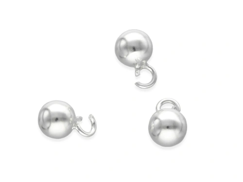 Zawieszka "kulka" 10 x 6 mm AG-925 [1szt.]