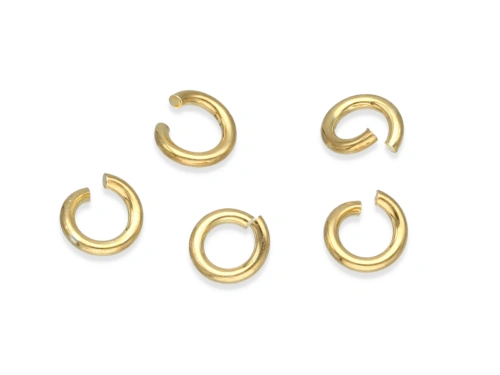 Kółko otwarte 5x1 mm AG-925+Au [2szt.]