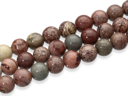 Jaspis "obrazkowy" 10 mm [~19cm]