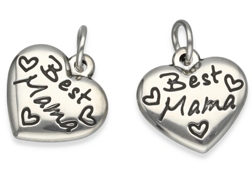 Zawieszka "serce best mama" 16,5 x 16,5 mm [1szt.]