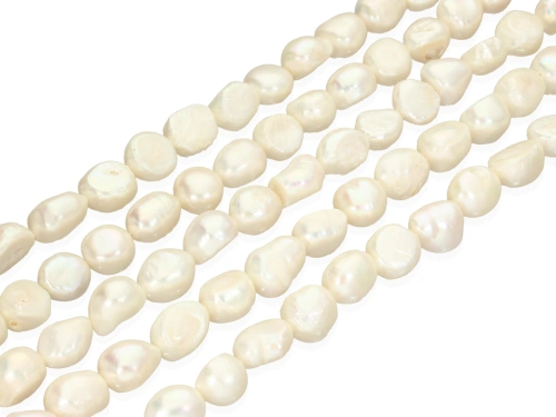 Perła słodkowodna nuggets ~10-11mm [~35cm]