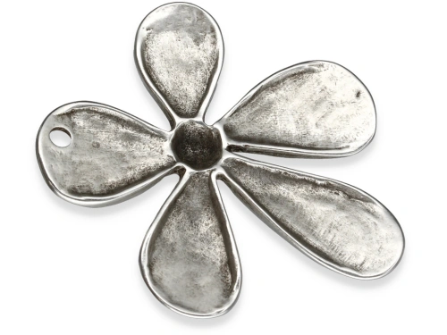 Zawieszka "kwiat młotkowany" 66 x 61 mm [1szt.]