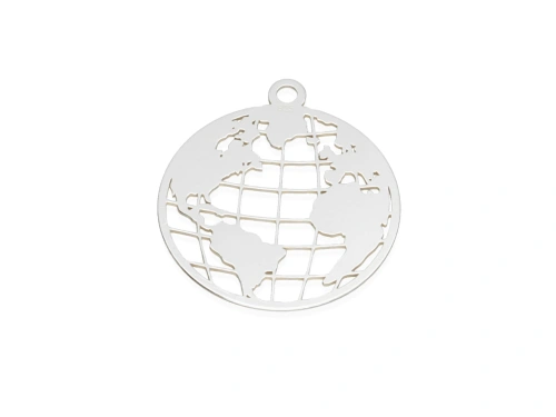 Zawieszka "globus" 20x17,5mm AG-925 [1szt.]
