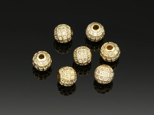 Przekładka z cyrkoniami 8mm [1szt.]