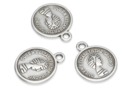 Zawieszka "królowa Elżbieta" 16 x 13 mm [1szt.]