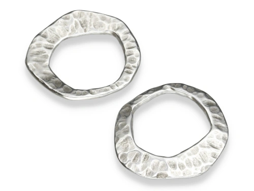 Zawieszka młotkowana 27 x 25 mm [1szt.]