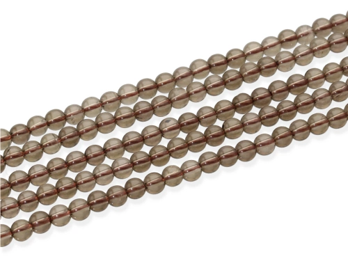 Kwarc dymny kulka ok.4,5mm [~19cm]