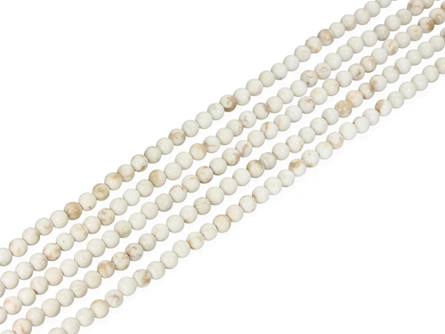 Magnezyt naturalny kulka ok.4,3mm [~39cm]