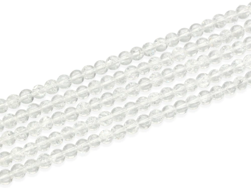 Kryształ górski lodowy kulka ok.4,5mm [~19cm]