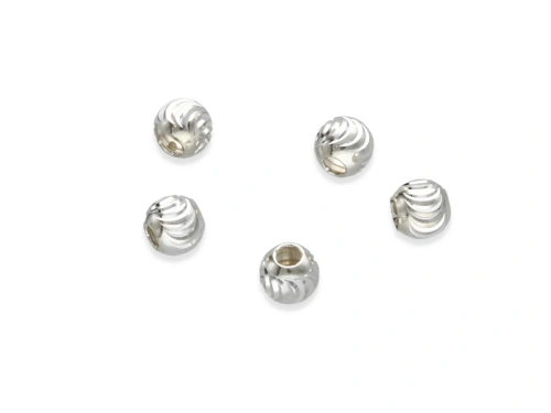 Kulka "księżycowa" 3 mm AG-925 [1szt.]