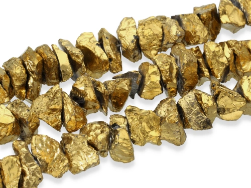 Kwarc platerowany bryłka ok.6x10/12x20mm [~20cm]