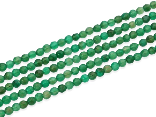 Agat kulka fasetowana ok.4mm [~17cm]