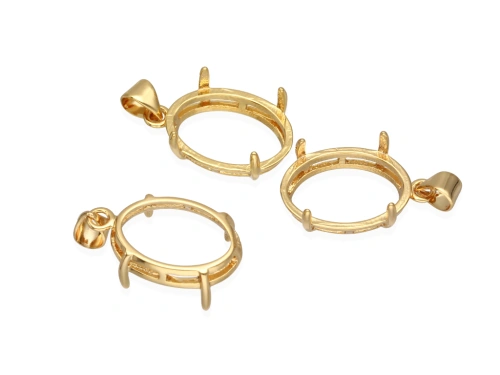 Zawieszka do kamieni/kaboszonów 18x13mm [1szt.]