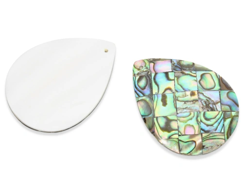 Muszla abalone "drop" 40 x 30 mm [1szt.]