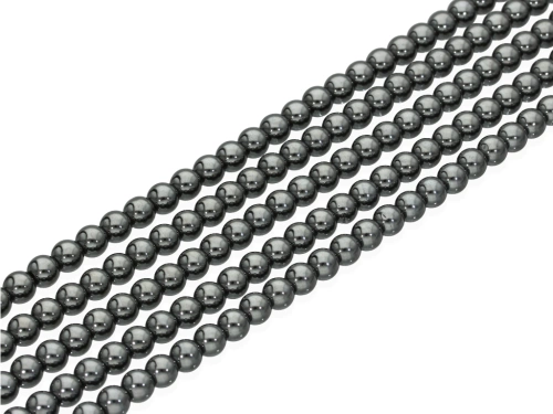 Hematyt kulka ok.6mm [~40cm]