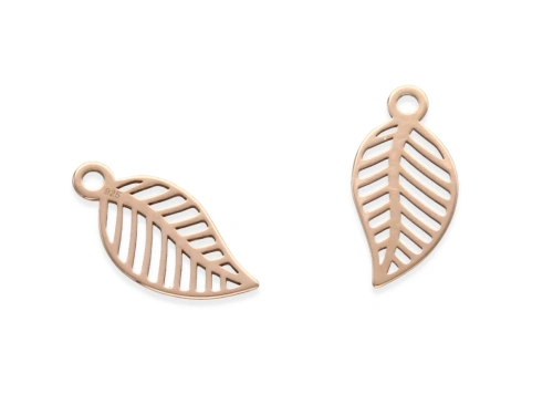 Zawieszka "listek" 13,5 x 6,5 mm AG-925 [1szt.]