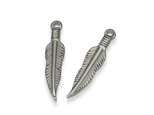 Zawieszka "piórko" 28,5 x 6 mm [1szt.]