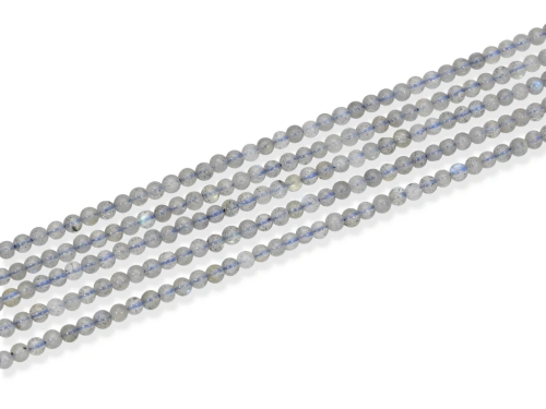 Labradoryt kulka ok.2,5mm [~19cm]