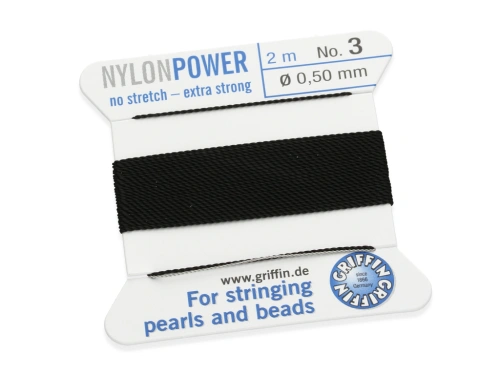 Nici nylonowe z igłą 0,5mm [op.2m]