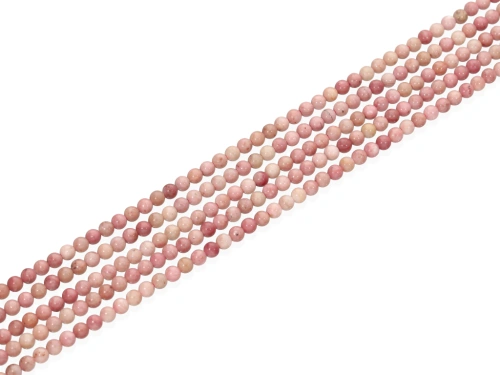 Rodonit różowy kulka ok.3mm [~39cm]