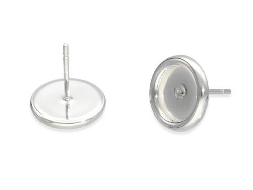 Sztyfty pod kaboszon 8 mm AG-925 [para]