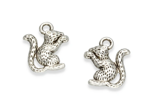Zawieszka "wiewiórka" 15 x 13 mm [4szt.]