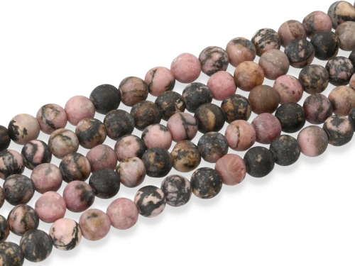 Rodonit mat kulka ok.6mm [~37cm]