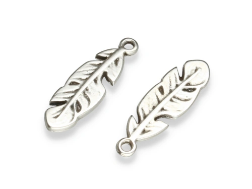 Zawieszka "piórko" 22 x 7 mm [1szt.]