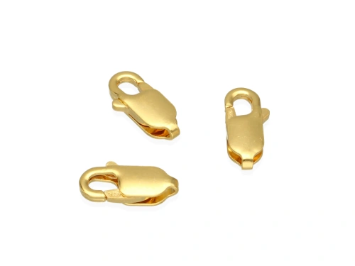 Zapięcie karabińczyk 11,85x4,3mm AG-925+Au [1szt.]