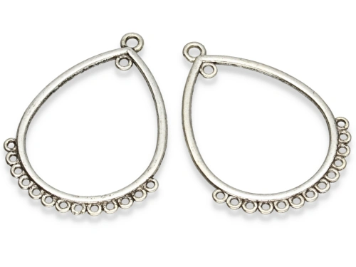 Baza kolczyka/zawieszki 47,5 x 35 mm [2szt.]