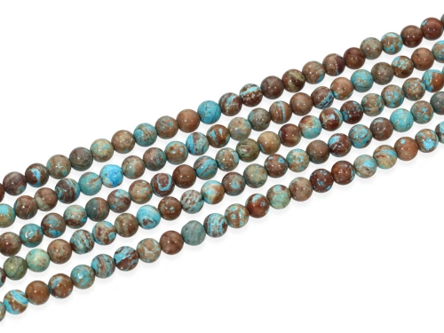 Jaspis "jesień" ok.4mm [~37cm]