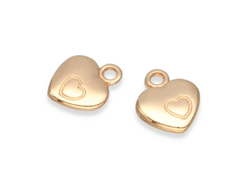 Zawieszka "serce" 11 x 9 mm [1szt.]