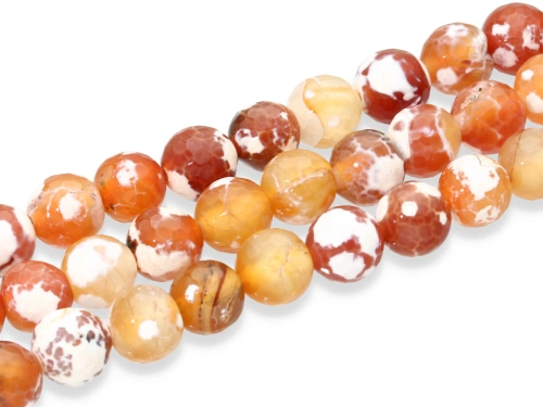 Agat kulka fasetowana ok.10,3mm [~19cm]