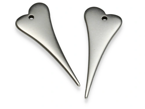 Zawieszka "serce" 39 x 14,5 mm [1szt.]