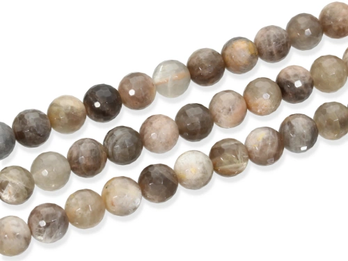 Kamień słoneczny kulka fasetowana ok.8mm [~19cm]
