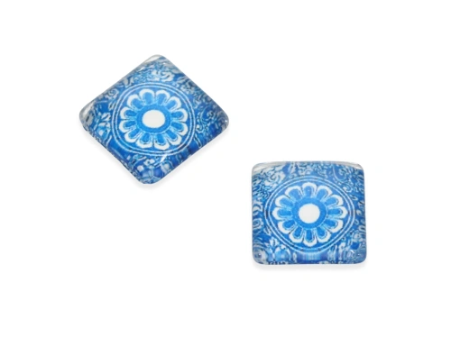 Kaboszon szklany 12x12mm model 236 [1szt.]