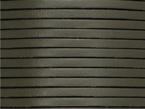 Rzemień naturalny płaski 3x1,8mm khaki [20cm]