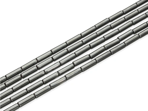 Hematyt rurka ok.4x13mm [~20cm]