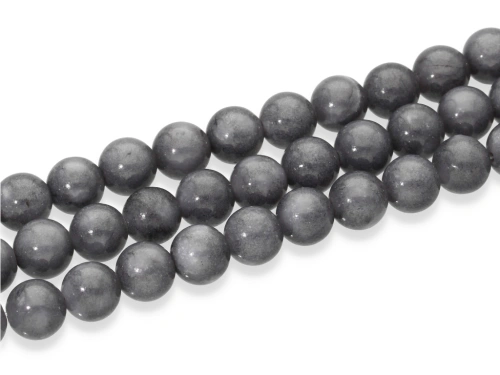 Jadeit mashan kulka ok.8,5mm kol.szary [~40cm]