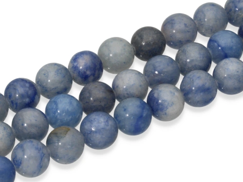 Awenturyn niebieski kulka ok.10,3mm [~38cm]