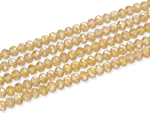 Kryształki kol. szampański AB ok.4x6mm [~20cm]