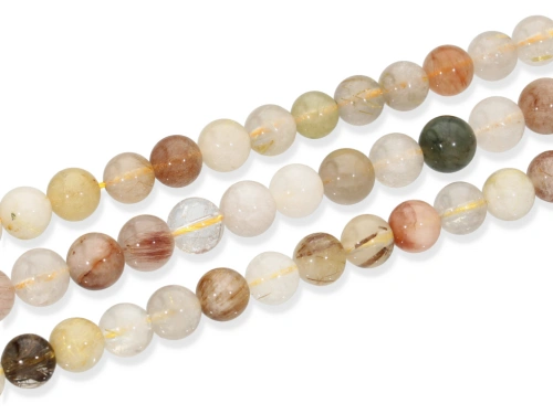 Kwarc z rutylem kulka ok.8,3mm [~19cm]