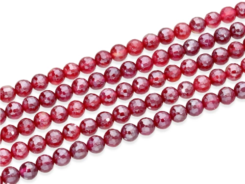 Agat kulka fasetowana ok.6mm [~19cm]