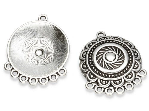 Baza kolczyka/zawieszki 31 x 25 mm [2szt.]