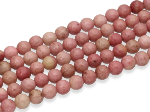 Rodonit różowy kulka ok.6,8mm [~38cm]