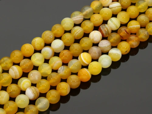 Agat pasiasty kulka ok.8,5mm [~38cm]