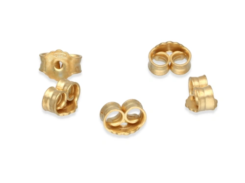 Baranki małe 5,5 x 4 mm AG-925+Au [2szt.]